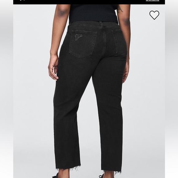 GAP NWT HIGH RISE CHEEKY STRAIGHT DISTRESSED JEANS - Picture 10 of 16